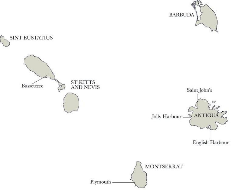Antigua Map